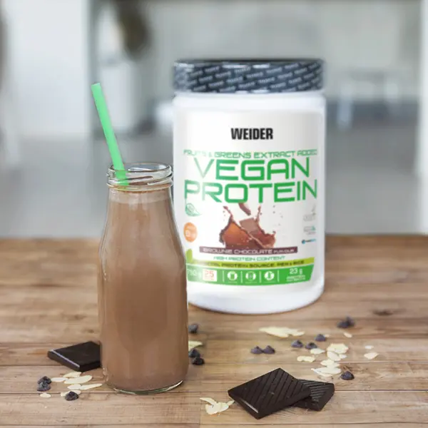 vegan protein piña colada